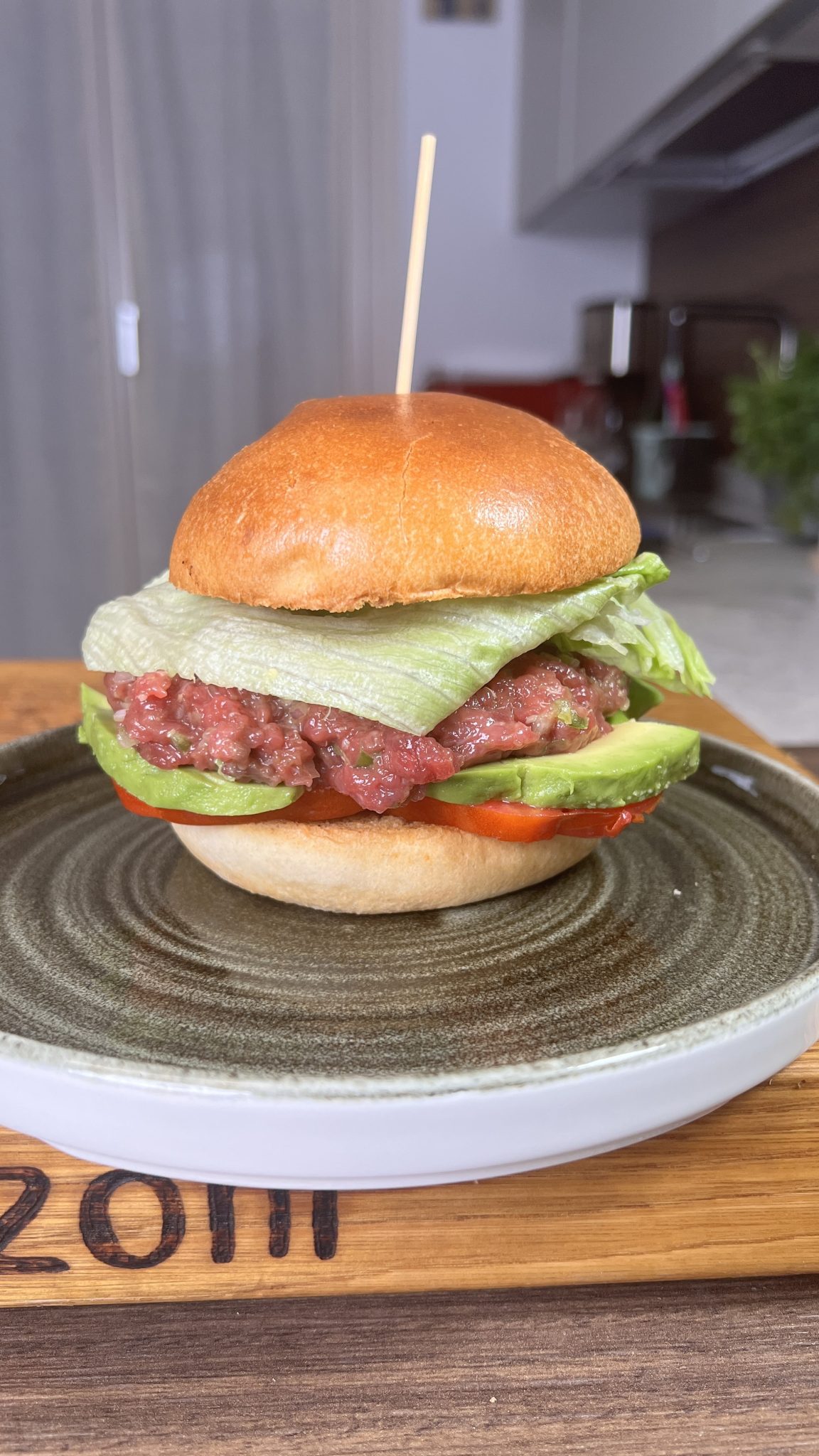 Burger con tartare