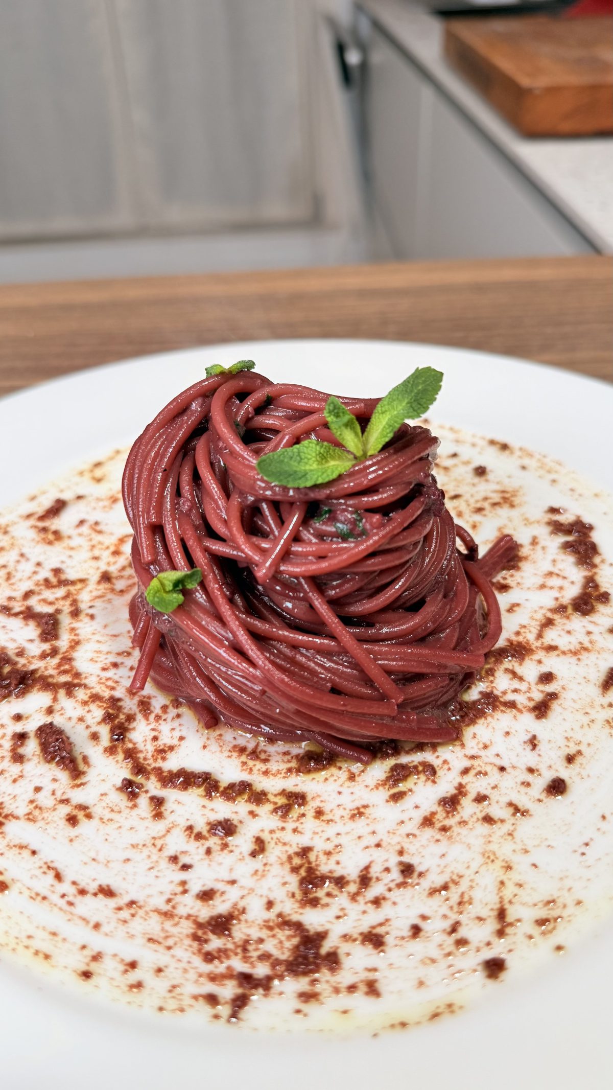 Spaghetti al fuoco di bacco, tipici calabresi